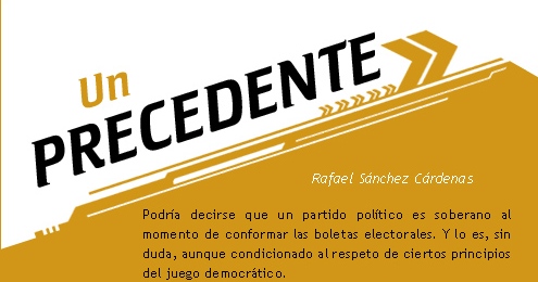 UN PRECEDENTE