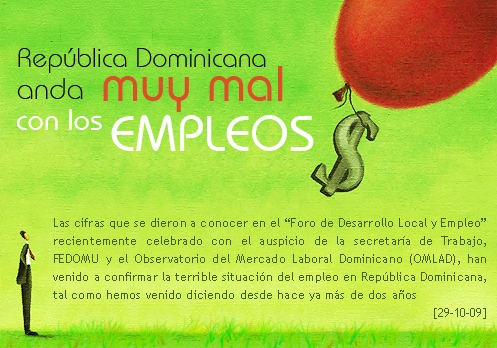 República Dominicana anda muy mal con los empleos