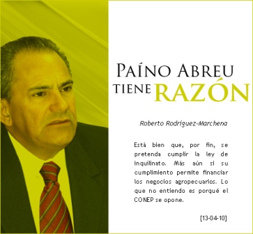 PAÍNO ABREU TIENE RAZÓN