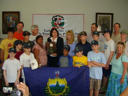 GOBERNADORA RECIBE  DELEGACIÓN DEPORTIVA ESTADOS UNIDOS 