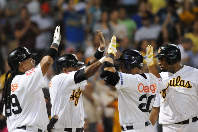 Águilas Cibaeñas ganan cuarto juego en línea