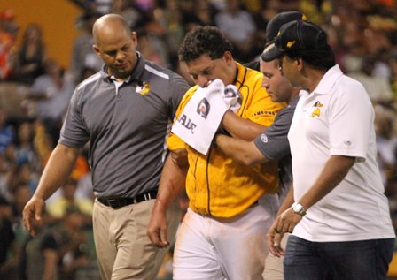 Bartolo Colón Sufre Herida Tras Pelotazo