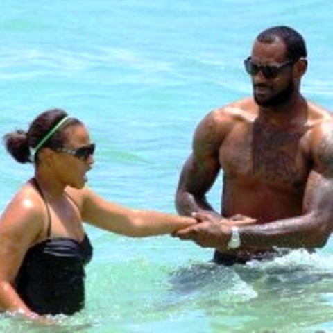 Astro de la NBA; LeBron James está de vacaciones en Sosúa