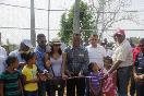 Autoridades distritales de Maimón inauguran pley en comunidad La Ceiba