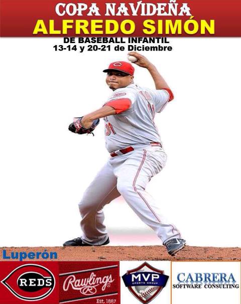 Realizarán copa navideña de béisbol pequeñas ligas Alfredo Simón en la parte oeste de Puerto Plata