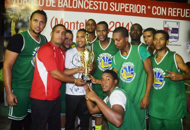   Equipo “La Frontera” se corona campeón del torneo baloncesto superior de  Montellano