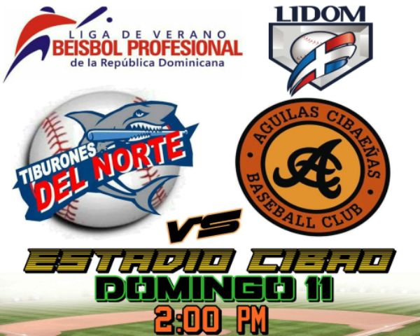 Tiburones de Puerto Plata se medirán a las Águilas Cibaeñas este domingo en un juego de pretemporada en Santiago
