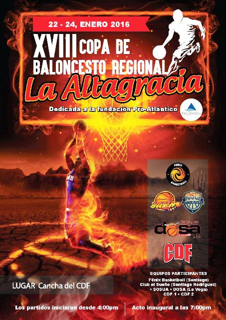 Club Deportivo Fantástico anuncia décimo octava edición de la copa regional de baloncesto  