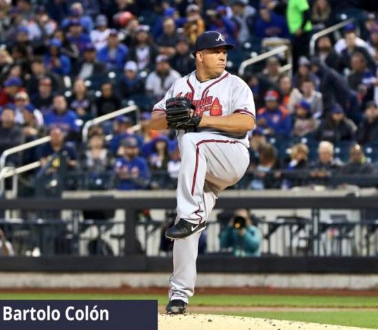 Puertoplateño Bartolo Colón a pesar de la edad sigue duro en el box, tiene excelente debut con los Bravos de Atlanta