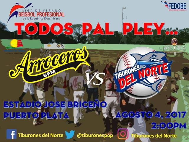 Tiburones del Norte vuelven al ruedo este viernes cuando recibirán a los Arroceros del Nordeste