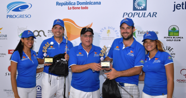Rodríguez y Medina conquistan mejor score bruto en la quinta versión del torneo Puerto Plata Golf Classic