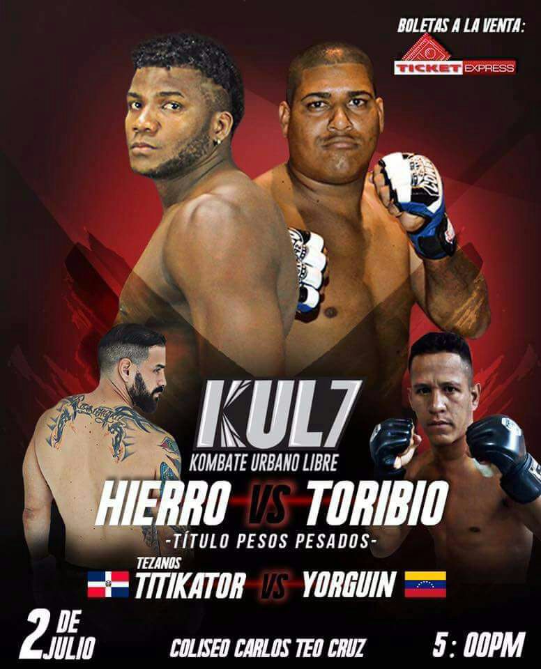 Peleador puertoplateño arriesgará faja en torneo de artes marciales mixtas KUL7