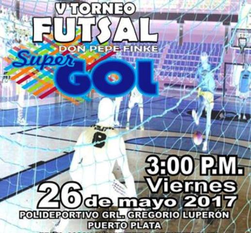 Arranca hoy gran final del V torneo de fútbol de sala escolar juvenil en el Polideportivo de Puerto Plata