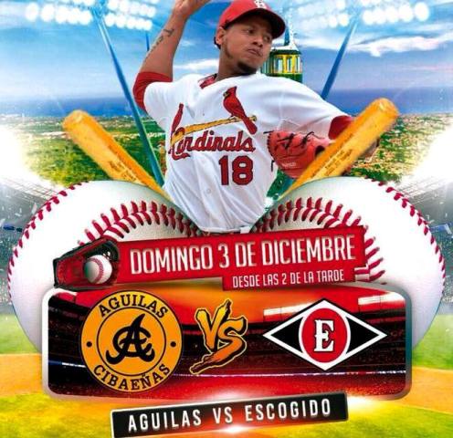 Habrá pelota profesional este sábado en Puerto Plata con juego de las escuadras de Águilas y Escogido