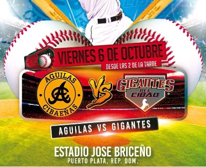 Gran expectativa en Puerto Plata por juego de exhibición entre Águilas Cibaeñas y Gigantes del Cibao este viernes