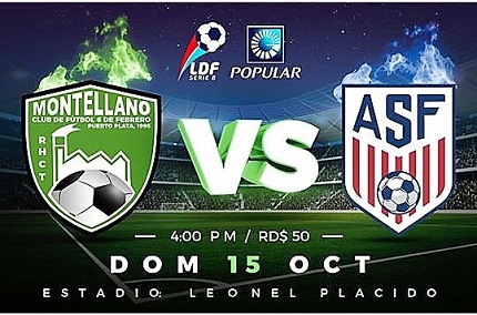 Equipo de Montellano jugará su primer partido de la Liga Dominicana de Fútbol este domingo en Puerto Plata