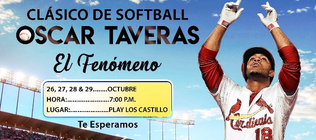 Realizarán clásico de softbol en memoria del fenecido pelotero Oscar Taveras en Sosúa