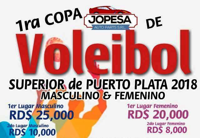 Anuncian copa de volibol superior Puerto Plata 2018 tanto en masculino como en femenino