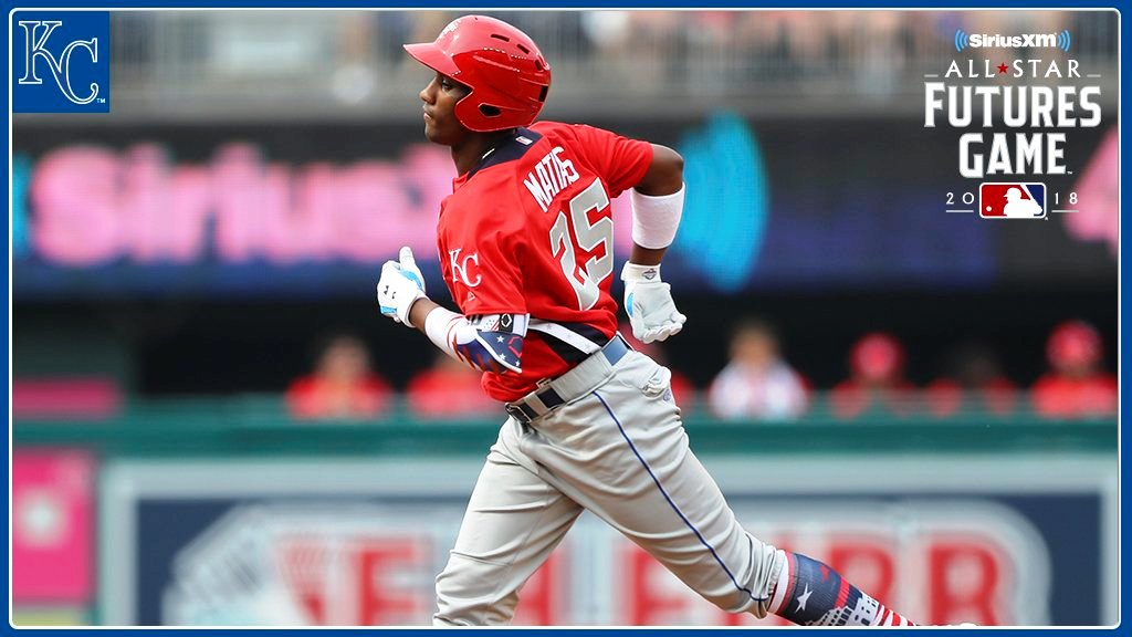 Prospecto puertoplateño Seuly Matías exhibió su poder en el bate durante el Juego de las Futuras Estrellas del béisbol de Grandes Ligas