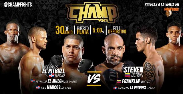  Anuncian para este sábado cartelera de artes marciales mixtas en el polideportivo de Puerto Plata  