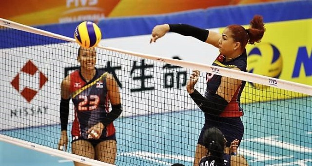 Puertoplateña Lisvel Eve se destaca en victoria de RD sobre México en Copa Mundial de Voleibol