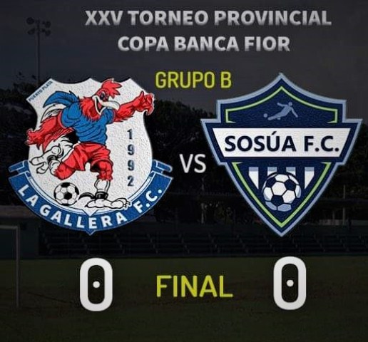 La Gallera FC y Sosúa FC empatan al igual que el Club 6 de Febrero de Montellano y el Arenazo FC en torneo provincial de fútbol de Puerto Plata