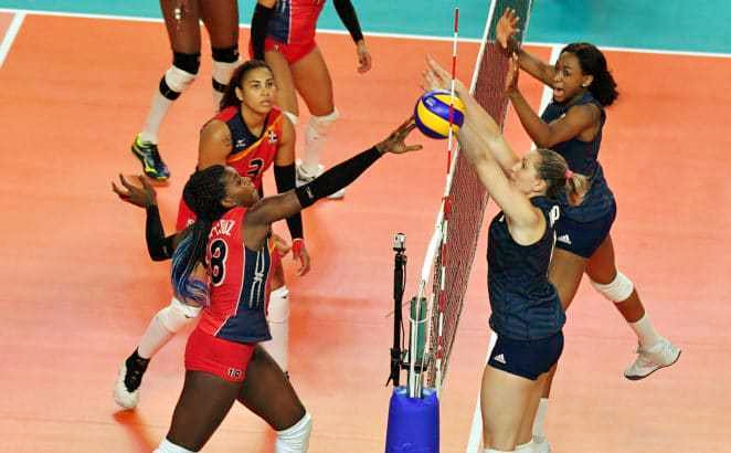 Puertoplateña Lisvel Eve Mejía brilla con selección de RD torneo pre olímpico de voleibol celebrado en Brasil