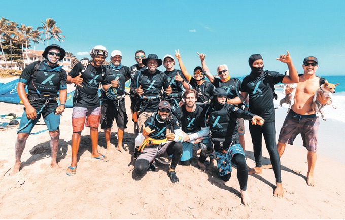 Realizan evento deportivo Xtreme Down Winder Challenge en la costa de Cabarete a Montecristi