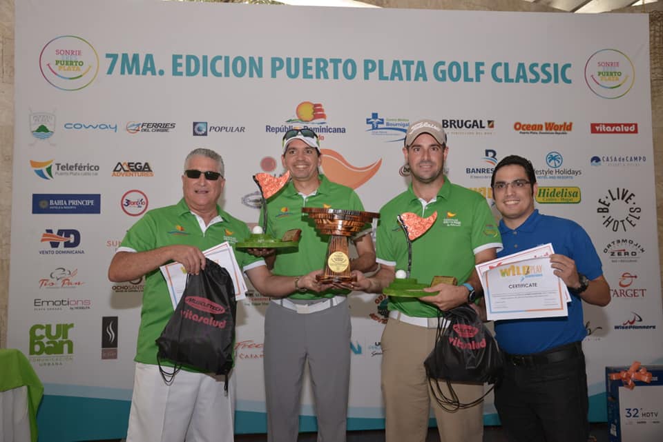 Yamil Rodríguez y Jorge Medina ganan la séptima Copa Sonríe del Puerto Plata Golf Classic