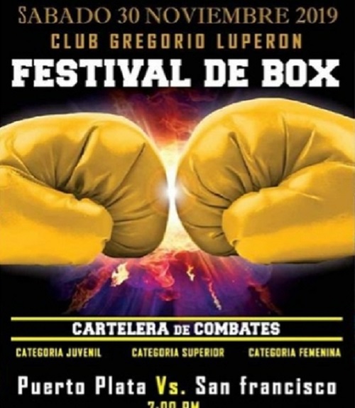 Realizarán este sábado festival de boxeo aficionado en tres categorías en Club Gregorio Luperón de Puerto Plata