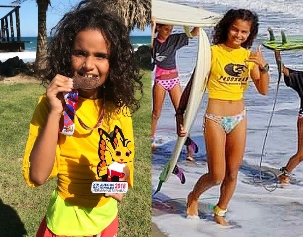 Organismo internacional de Surfing otorga beca a jovencita puertoplateña de 11 años de edad