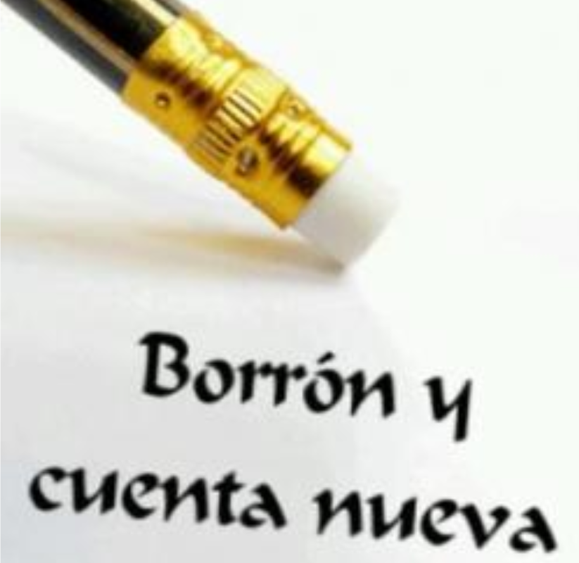 ¿Borrón y cuenta nueva?