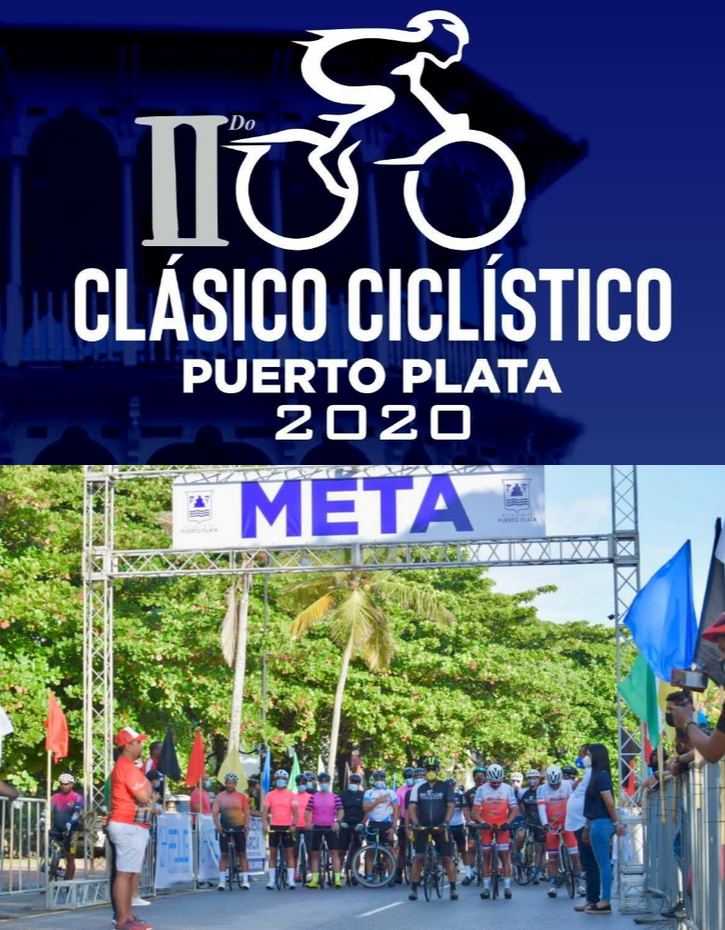 Realizan II Clásico Ciclístico Puerto Plata 2020 en el Malecón dedicado al alcalde municipal Roquelito García