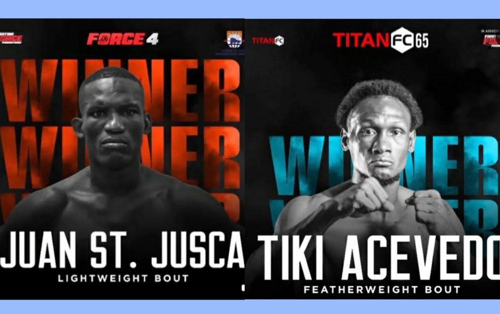 Dos peleadores puertoplateños obtienen sendas victorias en cartelera de Artes Marciales Mixtas