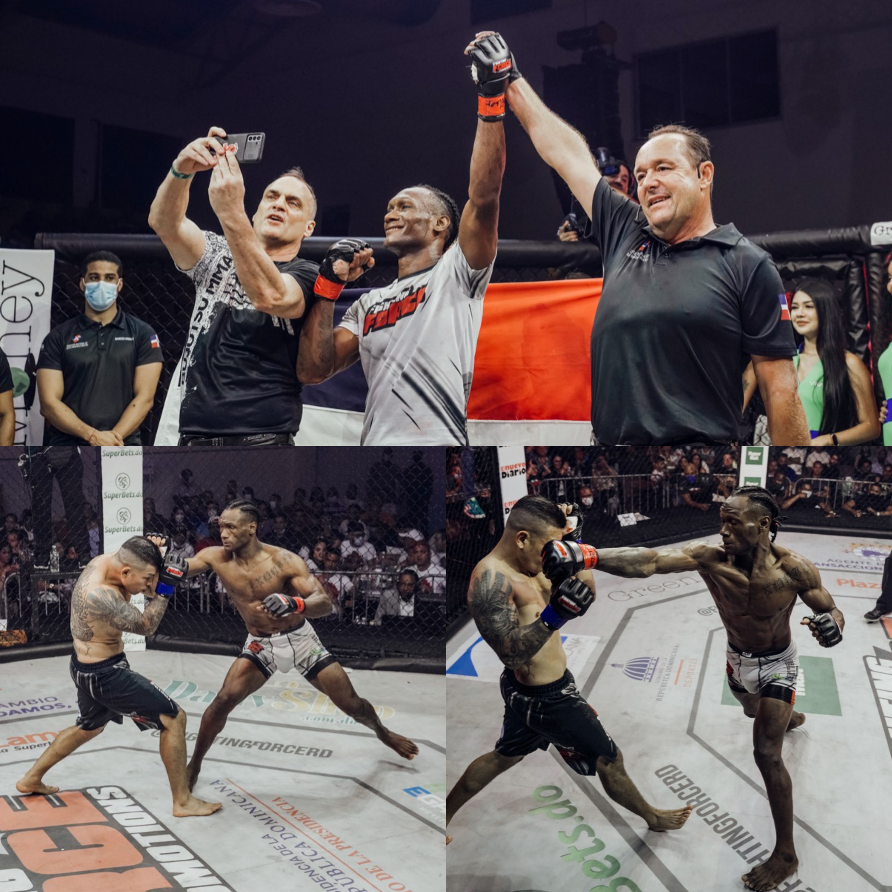 Peleador de Puerto Plata obtiene victoria en cartelera de artes marciales mixtas celebrada en Santo Domingo