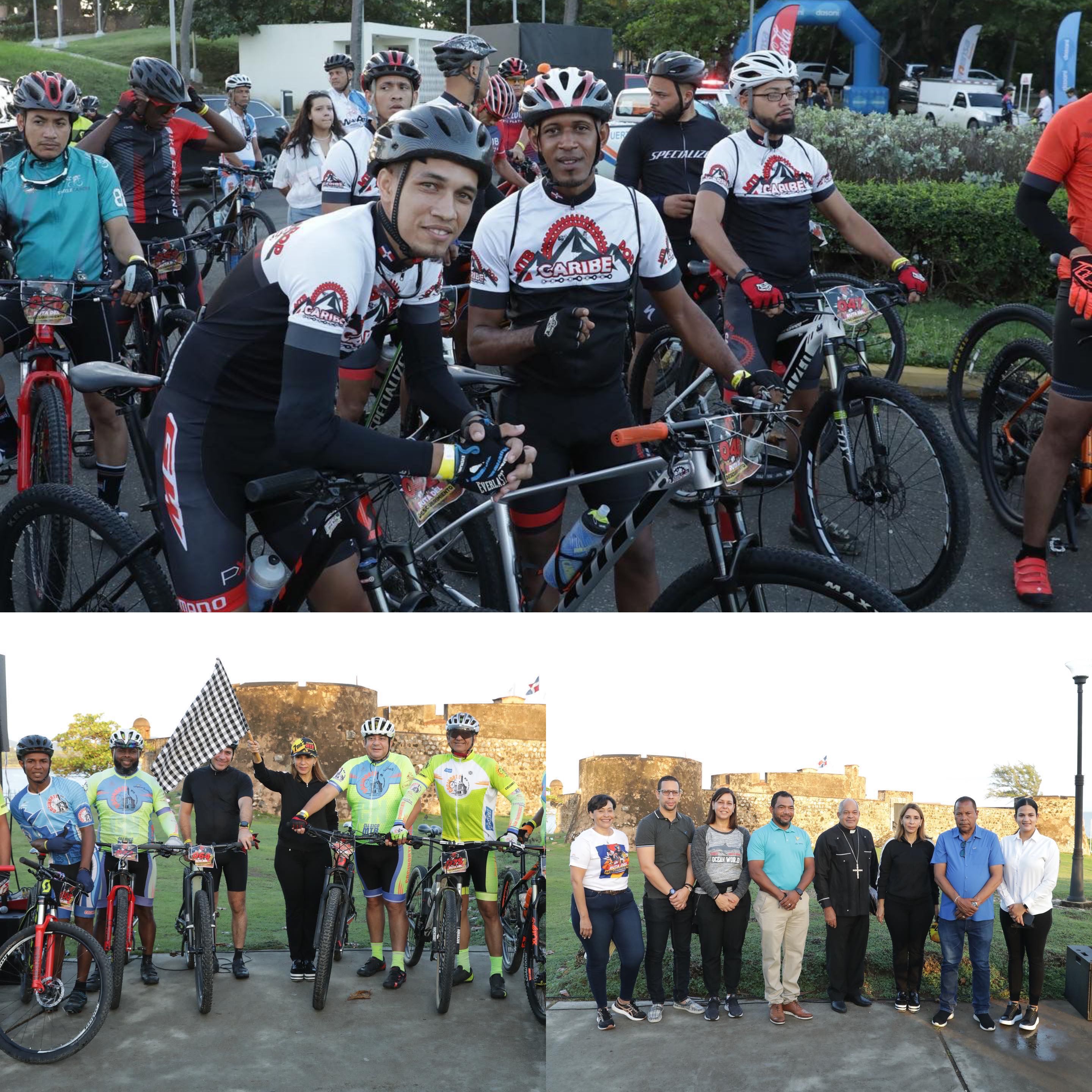 Con rally de bicicletas “Ruta del Descubrimiento” la ASHONORTE promueve La Isabela Histórica