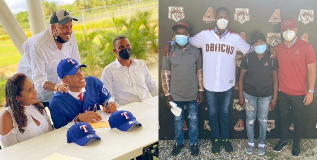 Dos prospectos de Puerto Plata fueron firmados como peloteros profesionales con organizaciones de Grandes Ligas