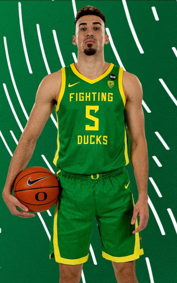 Puertoplateño Chris Duarte empata récord en Universidad de Oregon con premio al cuarto jugador de la semana