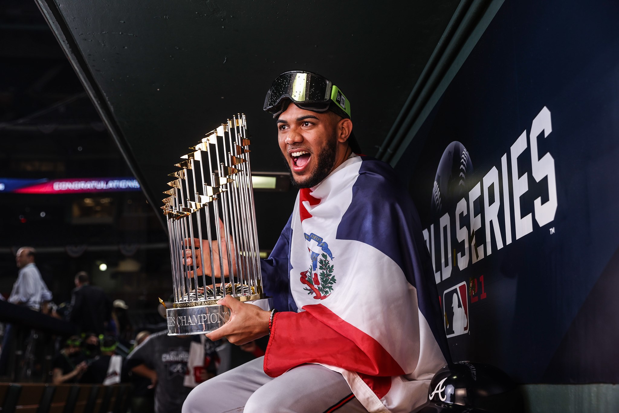 Lanzador puertoplateño Huáscar Ynoa a pesar de lesiones ganó Serie Mundial con los Bravos de Atlanta