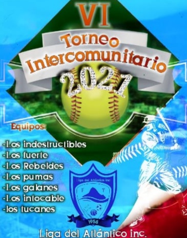 Liga del Atlántico iniciará este sábado VI torneo de softbol intercomunitario