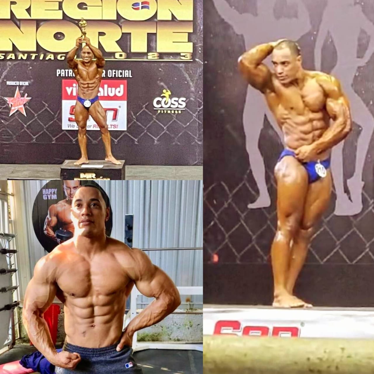 Fisiculturista de Villa Montellano se corona campeón en el Míster Región Norte 2023   