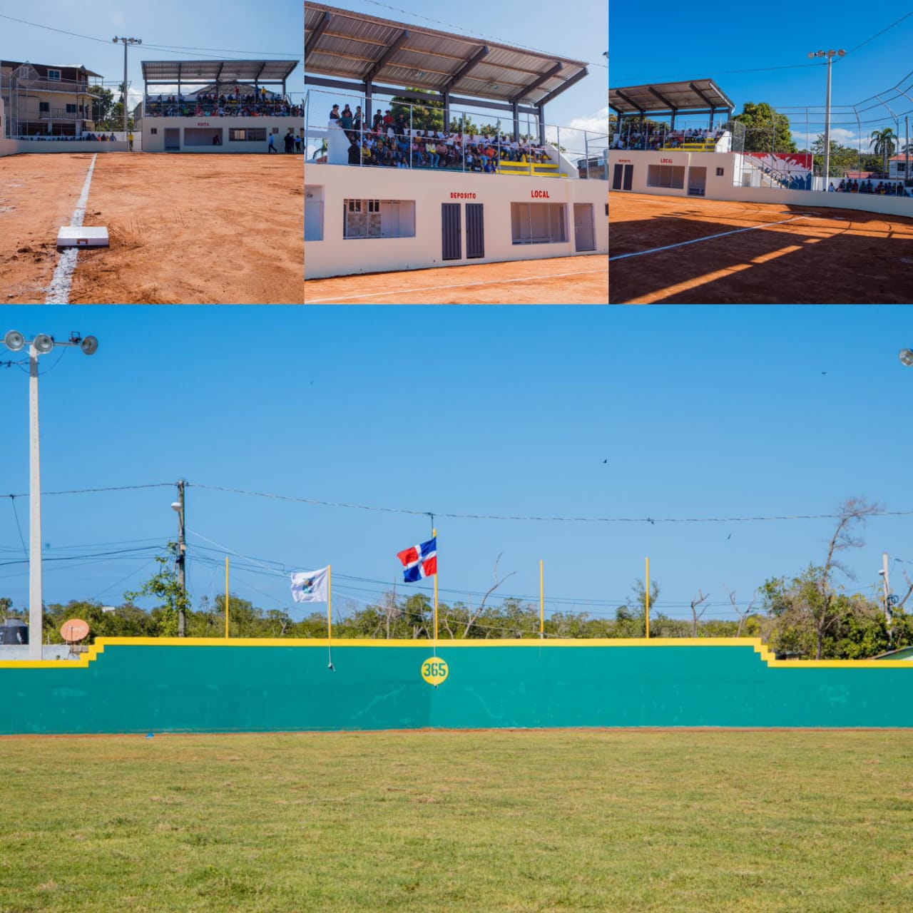 Inauguran estadio construido por el Gobierno en el municipio de Luperón