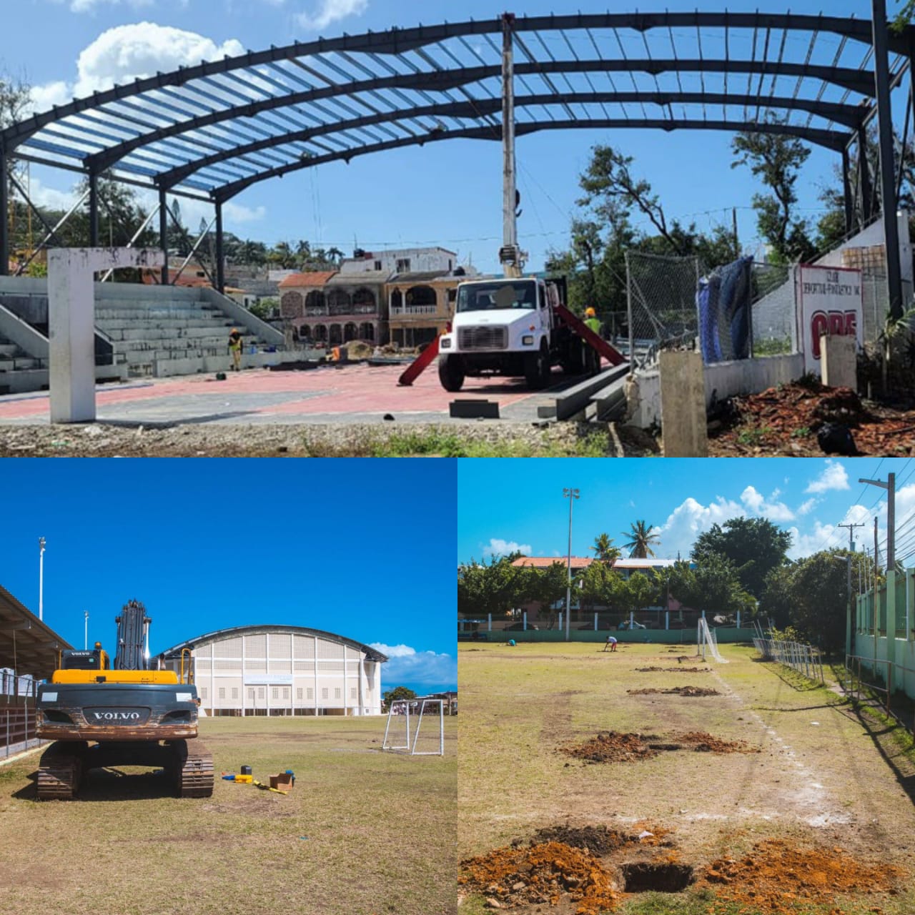 Gobierno central “mete mano” a varias instalaciones deportivas en Puerto Plata 