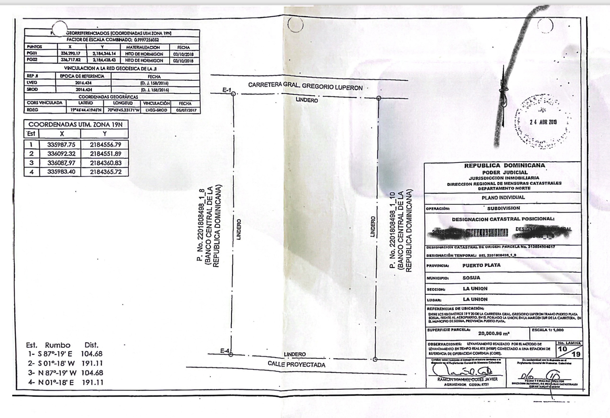 Anuncio de Terreno en Renta