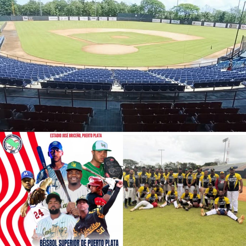   Inició torneo de béisbol superior 2025 de Puerto Plata en el remozado Estadio José Briceño  