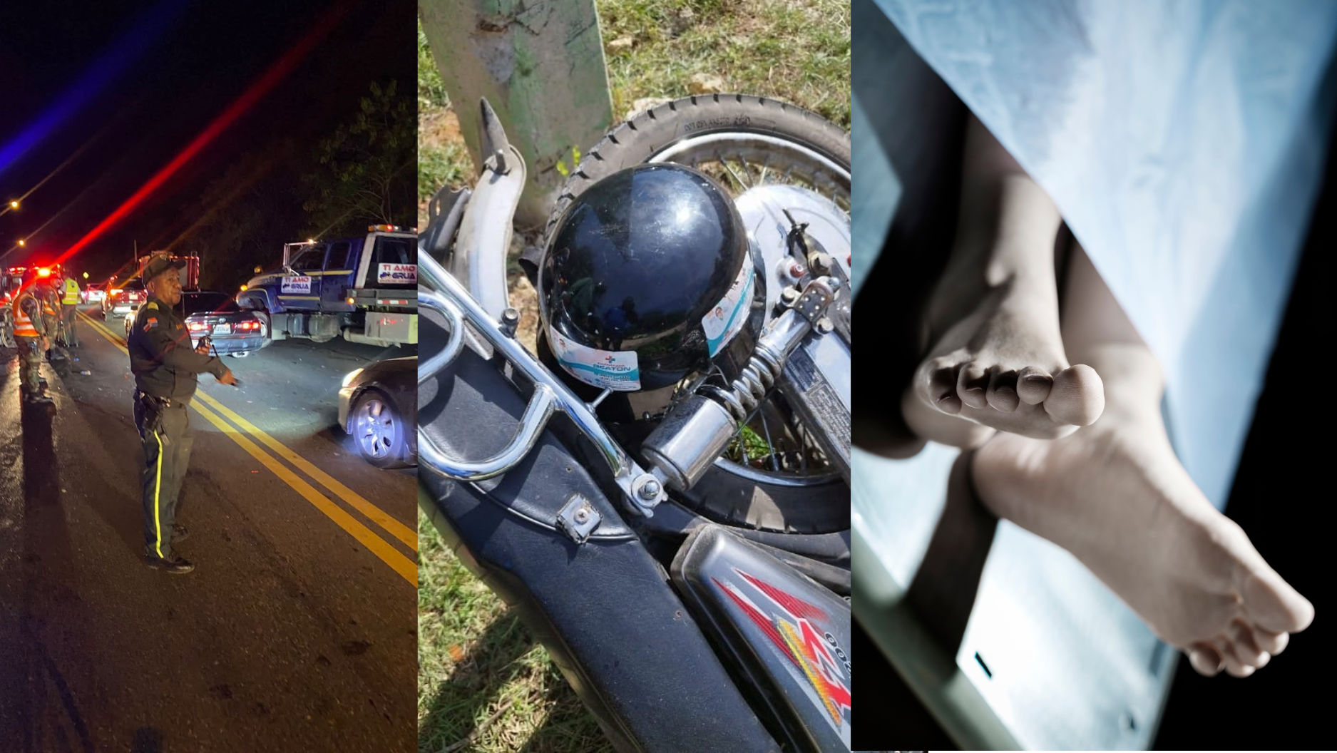 Accidentes de tránsito dejan un muerto y varios heridos en locaciones de Puerto Plata   