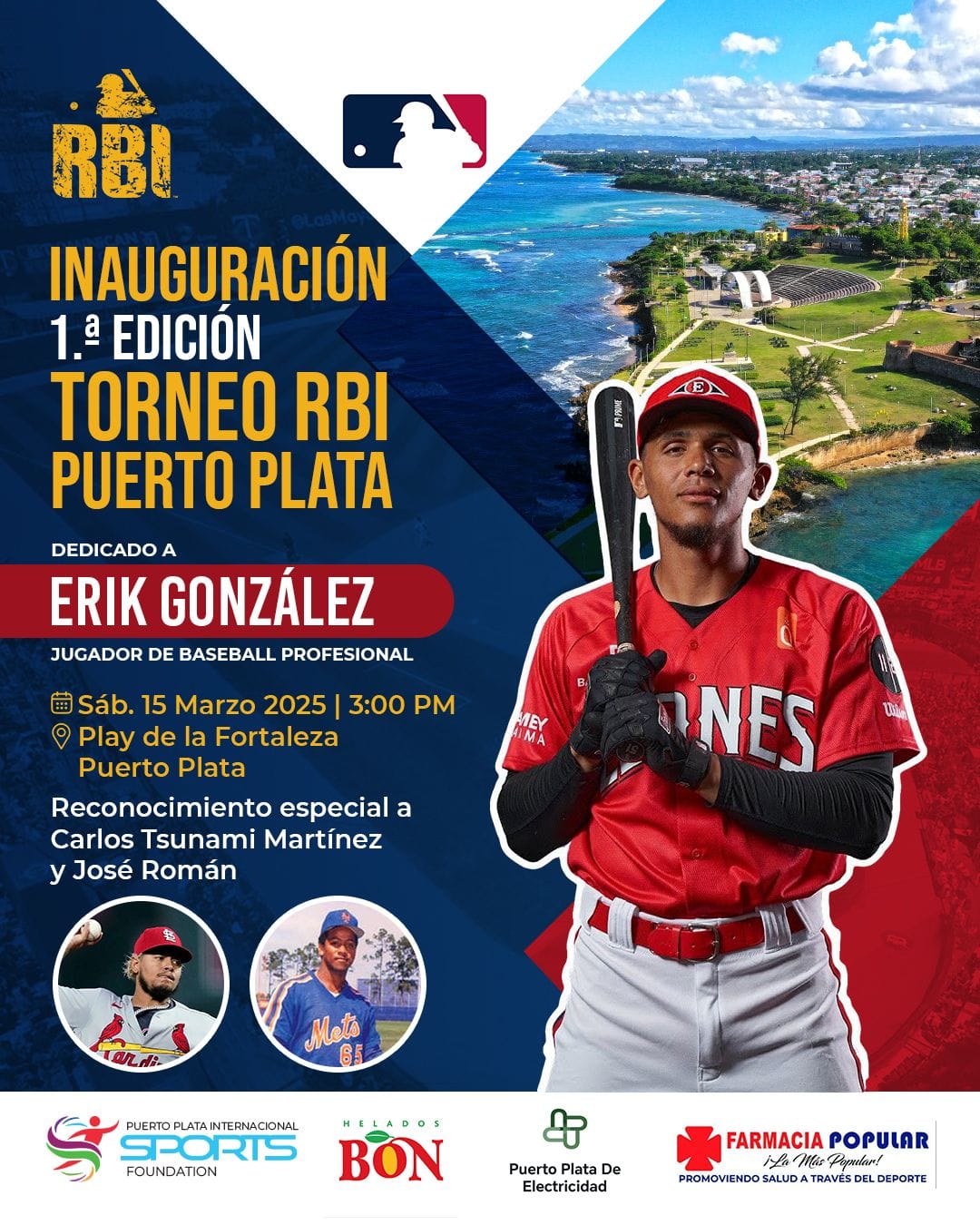 Realizarán I Torneo RBI Puerto Plata International Sport Foundation dedicado al pelotero Erik González
