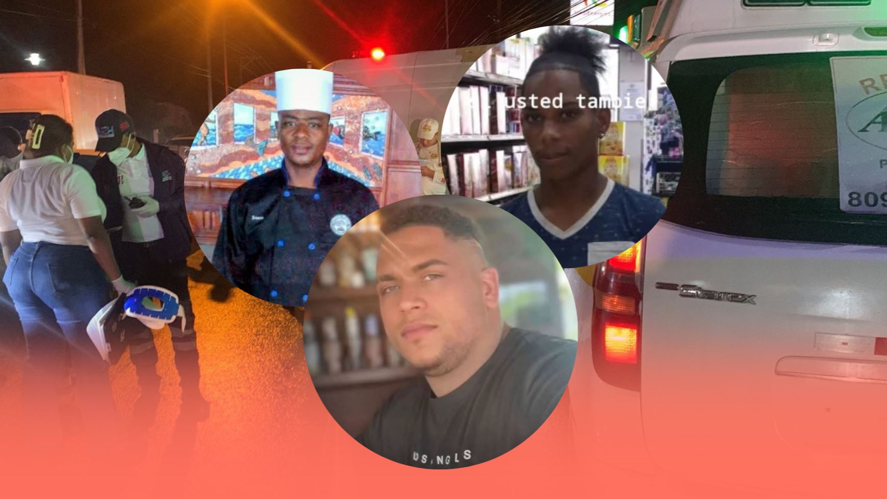 Mueren tres jóvenes y otros dos resultan heridos en accidentes de motocicletas ocurridos por separado en Puerto Plata