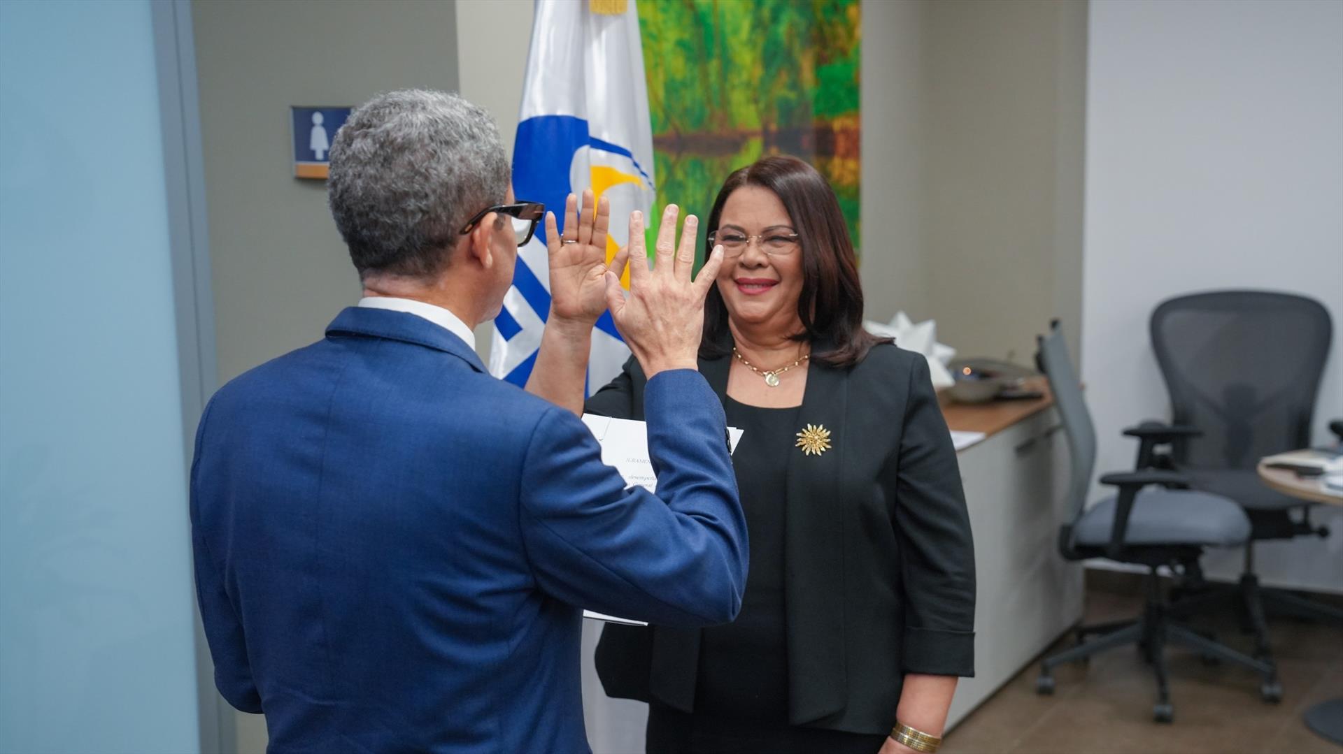 Maira Morla Pineda toma posesión como directora general del INFOTEP