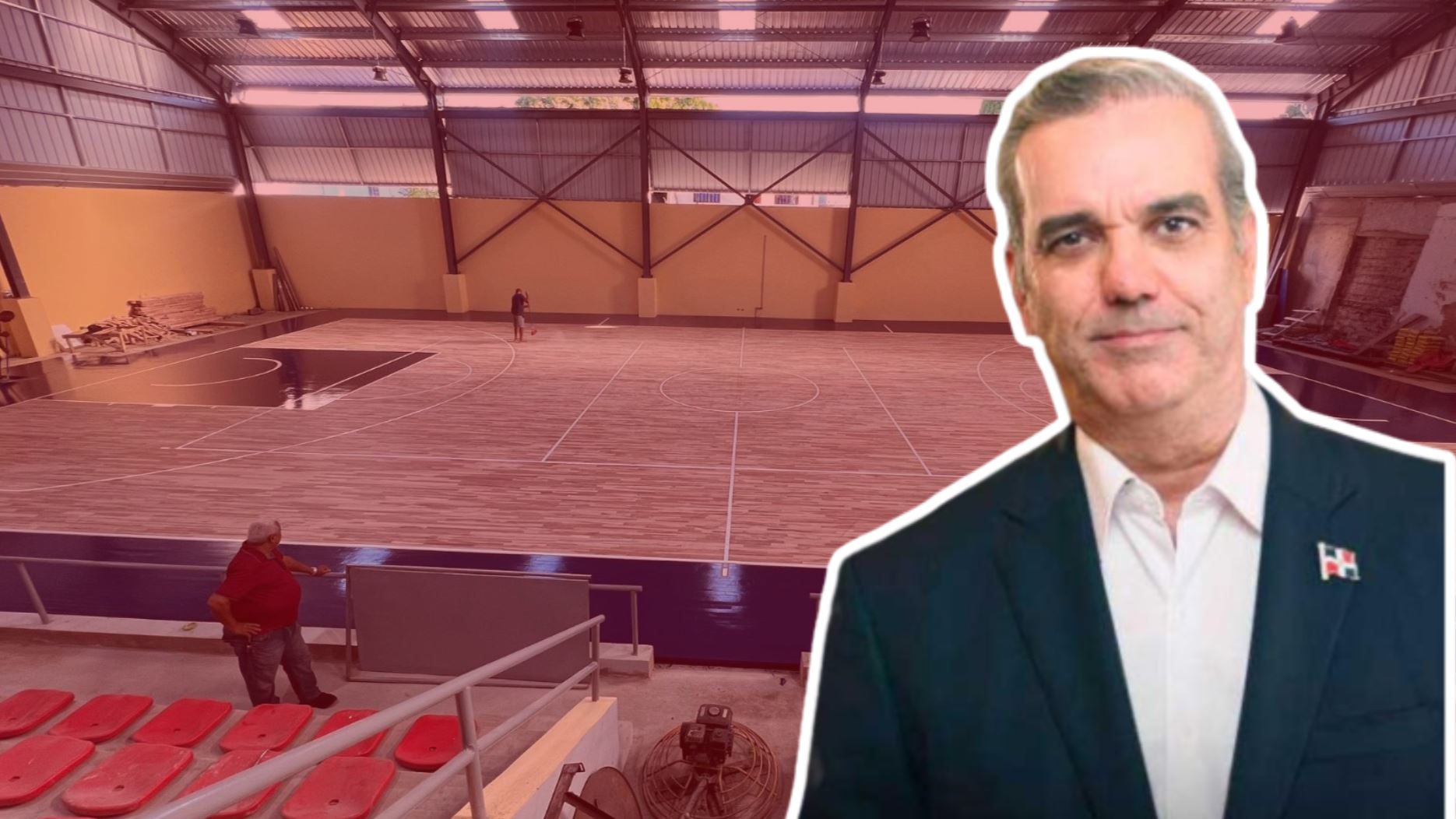 Presidente Abinader inaugurará este domingo techados construidos en 2 clubes deportivos en San Felipe de Puerto Plata